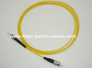 ST to FC single mode simplex fiber optic patch cable