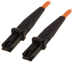 MTRJ to LC fiber optic patch cable